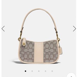 Coach Swinger 20 In Signature Jacquard. NWT.